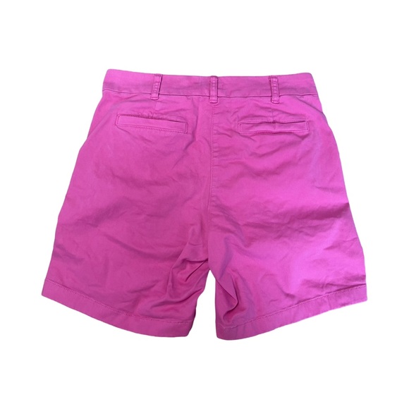 J.Crew Pink 7” Womens Chino Shorts - Stretch, Cotton, Classic - Size 4 - Picture 3 of 12